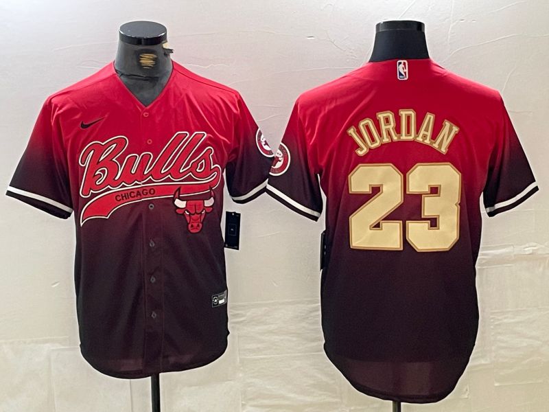 Men Chicago Bulls 23 Jordan Red Jointly 2024 Nike NBA Jersey style 2